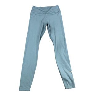 Nike Dri-FIT Women's‎ Leggings Athletic Blue Running Workout Tights Size S